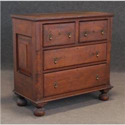 1 DUTCH BAROQUE STYLE CHEST OF DRAWERS,