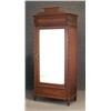 Image 1 : 1 FRENCH FAUX BAMBOO PINE ARMOIRE, 90