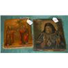 Image 1 : 1 PAIR OF RUSSIAN ICONS, 