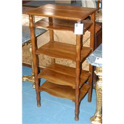 1 ITALIAN FRUITWOOD ETAGERE, 45