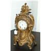 Image 1 : 1 SETH THOMAS GILT METAL MANTLE CLOCK, 