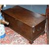 Image 1 : 1 ENGLISH OAK BLANKET BOX, 40