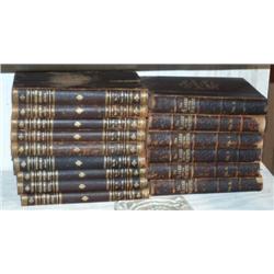 1 GROUP OF 15 VICTORIAN LEATHER BOUND B