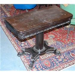 1 EMPIRE STYLE CARD TABLE 