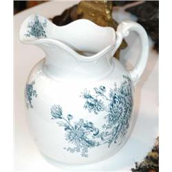 1 ENGLISH TRANSFERWARE PITCHER, 