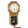 Image 1 : 1 WATERBURY OAK WALL CLOCK, 