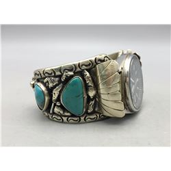 Vintage Four Stone Watch Bracelet