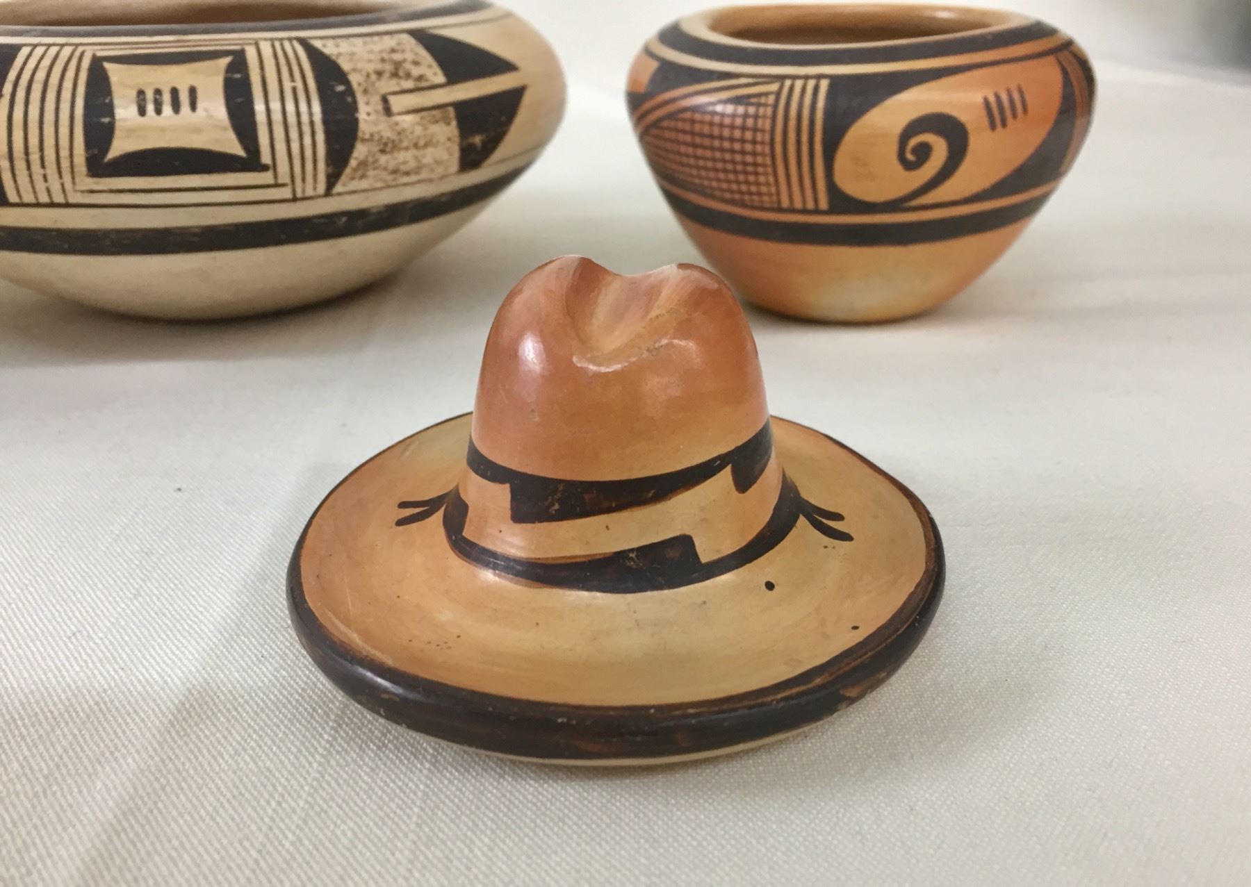 Group of Vintage Hopi Pottery