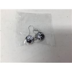Ying Yang Cat Earrings
