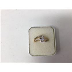 Ladies Gold and Silver Ring