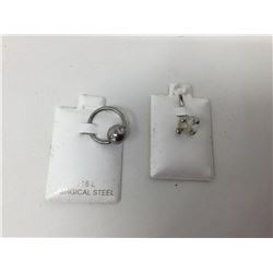 Lot of Surgical Steel Body Jewelry Rings (2ct)