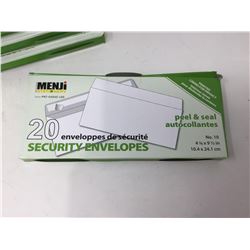 Menji Peel & Seal Security Envelopes (20 x 12)