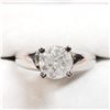 Image 2 : 14K White Gold Diamond (1.10Ct,I2,G) Ring (~Size 6) (~weight 3.51g), Made in Canada, Appraised Retai