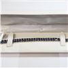 Image 4 : Silver Natural Sapphire 7.5" Bracelet (~weight 16.51g), Appraised Retail $1509