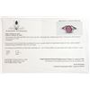 Image 7 : 10K White Gold Natural Ruby(0.65ct) Diamond(0.04ct) Ring (~Size 6) (~weight 1.23g), Made in Canada, 