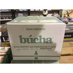 Case ofBuchaGrapefruit OrganicKombuchaTea (12 x473mL)