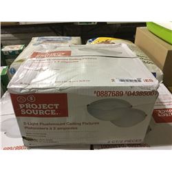 Project Source 2-Light Flushmount Ceiling Fixtures