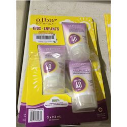 AlbaBotanicaKids Sunscreen Lotion (3 x113mL) Lot of 2
