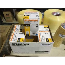 Case of 6 Sylvania Compact 2700K Flourescent 10W Bulbs