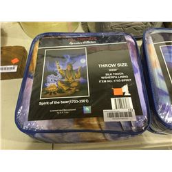 Nu TrendzSilk Touch w/ Sherpa Lining Throw Blanket