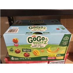 Case of GoGo Squeez Fruit Snacks Assorted Flavors (16 x 90g)