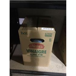 Case of Heinz Pure White Vinegar (2 x 5L)