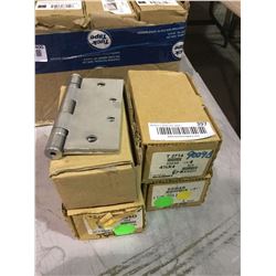 Lot of 4 4/12 x 4" Door Hinges