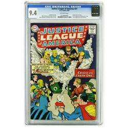 Justice League of America #21 (DC, 1963) CGC NM 9.4 Off Justice League of America #21 (DC, 1963) CGC