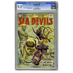 Sea Devils #1 (DC, 1961) CGC NM- 9.2 Off-white pages. B Sea Devils #1 (DC, 1961) CGC NM- 9.2 Off-whi