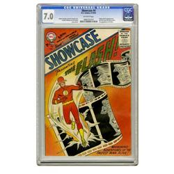 Showcase #4 The Flash (DC, 1956) CGC FN/VF 7.0 Off-whit Showcase #4 The Flash (DC, 1956) CGC FN/VF 7