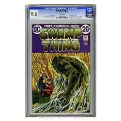 Swamp Thing #1 (DC, 1972) CGC NM+ 9.6 White pages. Bern Swamp Thing #1 (DC, 1972) CGC NM+ 9.6 White 