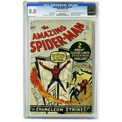 The Amazing Spider-Man #1 (Marvel, 1963) CGC VF 8.0 Off The Amazing Spider-Man #1 (Marvel, 1963) CGC