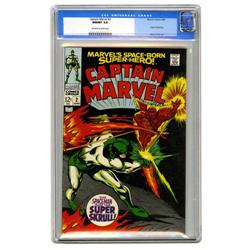 Captain Marvel #2 (Marvel, 1968) CGC NM/MT 9.8 Off-whit Captain Marvel #2 (Marvel, 1968) CGC NM/MT 9