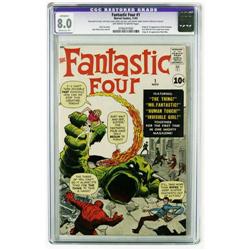 Fantastic Four #1 (Marvel, 1961) CGC Apparent VF 8.0 Mo Fantastic Four #1 (Marvel, 1961) CGC Apparen