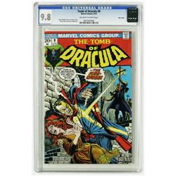 Tomb of Dracula #9 Massachusetts pedigree (Marvel, 1973 Tomb of Dracula #9 Massachusetts pedigree (M