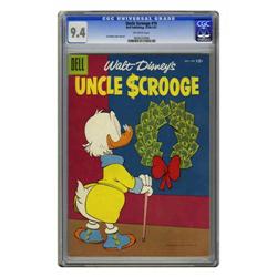 Uncle Scrooge #16 (Dell, 1956) CGC NM 9.4 Off-white pag Uncle Scrooge #16 (Dell, 1956) CGC NM 9.4 Of