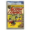 Image 1 : Action Comics #33 (DC, 1941) CGC FN- 5.5 White pages. T Action Comics #33 (DC, 1941) CGC FN- 5.5 Whi
