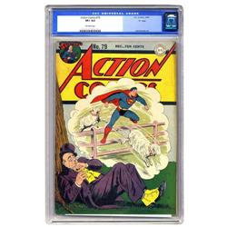 Action Comics #79 "D" Copy pedigree (DC, 1944) CGC VF+ Action Comics #79 "D" Copy pedigree (DC, 1944
