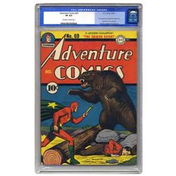 Adventure Comics #69 (DC, 1941) CGC VF 8.0 Off-white to Adventure Comics #69 (DC, 1941) CGC VF 8.0 O