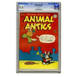 Animal Antics #2 Vancouver pedigree (DC, 1946) CGC NM 9 Animal Antics #2 Vancouver pedigree (DC, 194