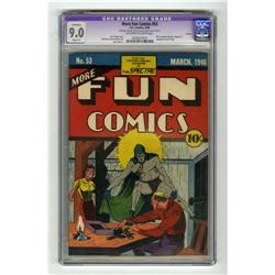 More Fun Comics #53 Larson pedigree (DC, 1940) CGC Appa More Fun Comics #53 Larson pedigree (DC, 194