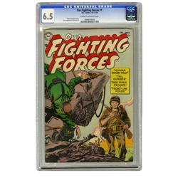 Our Fighting Forces #1 (DC, 1954) CGC FN+ 6.5 Cream to Our Fighting Forces #1 (DC, 1954) CGC FN+ 6.5