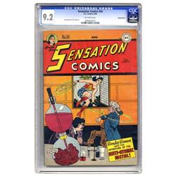 Sensation Comics #56 Diamond Run pedigree (DC, 1946) CG Sensation Comics #56 Diamond Run pedigree (D