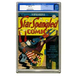 Star Spangled Comics #4 Rockford pedigree (DC, 1942) CG Star Spangled Comics #4 Rockford pedigree (D