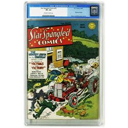 Star Spangled Comics #25 (DC, 1943) CGC VF+ 8.5 Off-whi Star Spangled Comics #25 (DC, 1943) CGC VF+ 