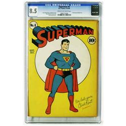 Superman #6 (DC, 1940) CGC VF+ 8.5 Cream to off- white Superman #6 (DC, 1940) CGC VF+ 8.5 Cream to o