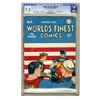 Image 1 : World's Finest Comics #6 (DC, 1942) CGC VF- 7.5 Off-whi World's Finest Comics #6 (DC, 1942) CGC VF- 