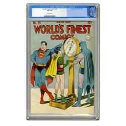 World's Finest Comics #20 (DC, 1945) CGC VF+ 8.5 Off-wh World's Finest Comics #20 (DC, 1945) CGC VF+