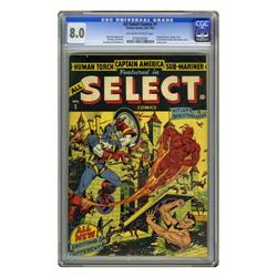 All Select Comics #1 (Timely, 1943) CGC VF 8.0 Off-whit All Select Comics #1 (Timely, 1943) CGC VF 8