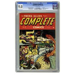 Complete Comics #2 (Timely, 1945) CGC VF/NM 9.0 Off-whi Complete Comics #2 (Timely, 1945) CGC VF/NM 